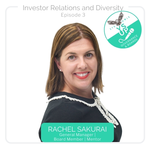 Investor Relations & Diversity with Rachel Sakurai