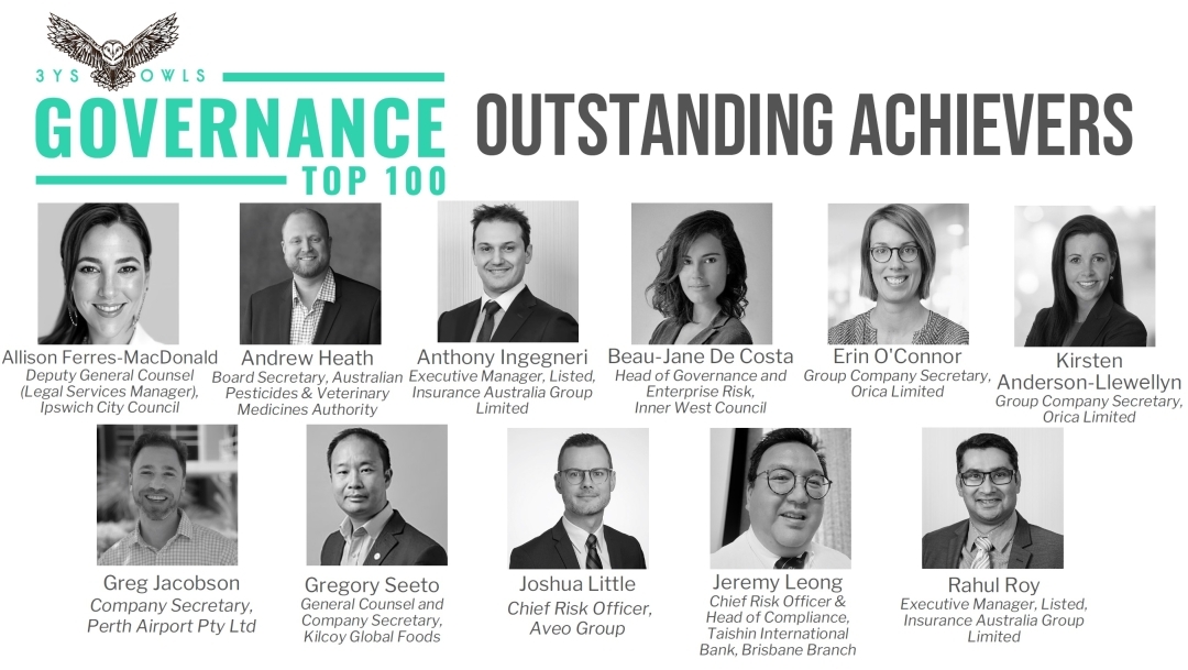 2023 Governance Top 100 Outstanding Achievers